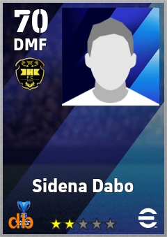 Sidena Dabo — DMF, OVR 70, MAX 70