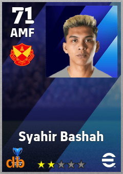 Syahir Bashah — AMF, OVR 71, MAX 71