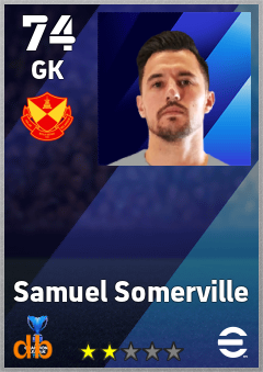 Samuel Somerville — GK, OVR 74, MAX 74
