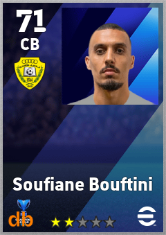 Soufiane Bouftini — CB, OVR 71, MAX 71