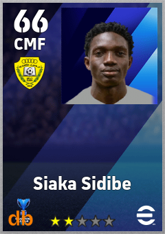 Siaka Sidibe — CMF, OVR 66, MAX 66
