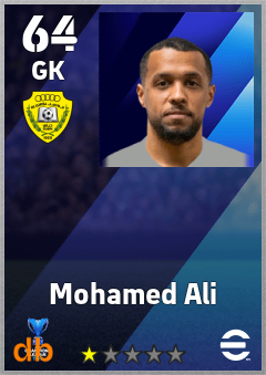 Mohamed Ali — GK, OVR 64, MAX 64