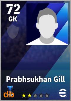 GILL — GK, OVR 72, MAX 72