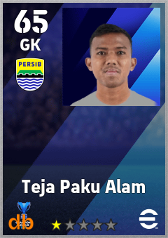 Teja Paku Alam eFootball player card