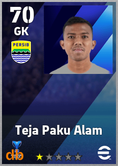 Teja Paku Alam — GK, OVR 70, MAX 70