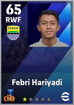 Febri Hariyadi — RWF, OVR 65, MAX 65