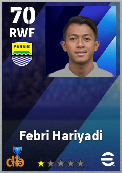 Febri Hariyadi — RWF, OVR 70, MAX 70