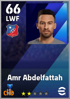 Amr Abdelfattah — LWF, OVR 66, MAX 66