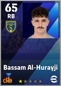 Bassam Al-Hurayji — RB, OVR 65, MAX 65