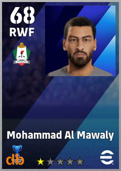 Mohammad Al Mawaly — RWF, OVR 68, MAX 68