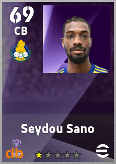 Seydou Sano — CB, OVR 69, MAX 69