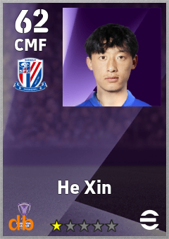 He Xin — CMF, OVR 62, MAX 62