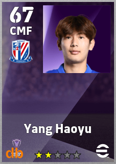 Yang Haoyu eFootball player card