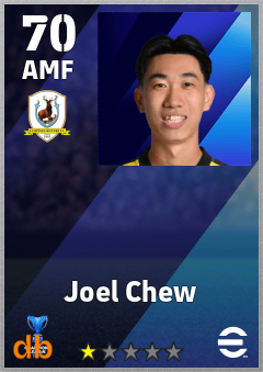 Joel Chew — AMF, OVR 70, MAX 70