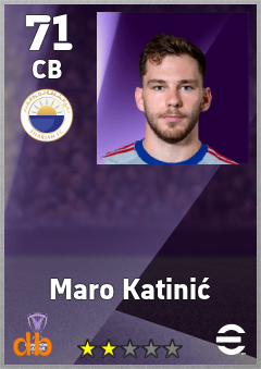Maro Katinić — CB, OVR 71, MAX 71