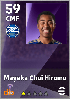Mayaka Chui Hiromu — CMF, OVR 59, MAX 59