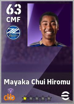 Mayaka Chui Hiromu — CMF, OVR 63, MAX 63
