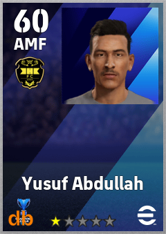 Yusuf Abdullah — AMF, OVR 60, MAX 60