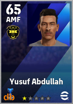 Yusuf Abdullah — AMF, OVR 65, MAX 65