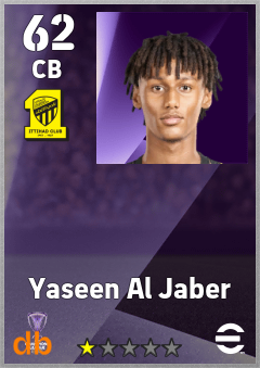 Yaseen Al Jaber eFootball player card