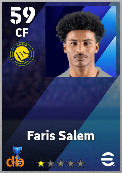 Faris Salem eFootball player card
