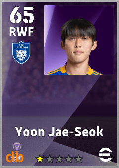 Yoon Jae-Seok — RWF, OVR 65, MAX 65