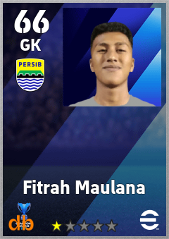 Fitrah Maulana — GK, OVR 66, MAX 66