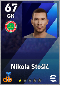 Nikola Stošić — GK, OVR 67, MAX 67