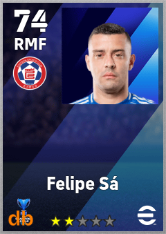 Felipe Sá — RMF, OVR 74, MAX 74