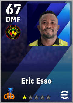 Eric Esso — DMF, OVR 67, MAX 67