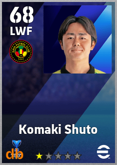 Komaki Shuto — LWF, OVR 68, MAX 68