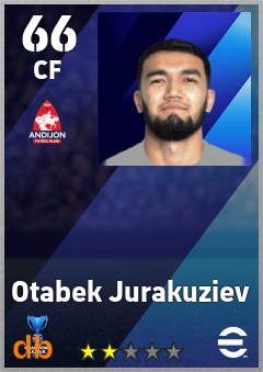 Otabek Jurakuziev — CF, OVR 66, MAX 66