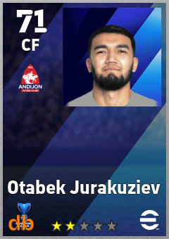 Otabek Jurakuziev — CF, OVR 71, MAX 71