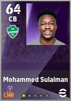Mohammed Sulaiman eFootball player card