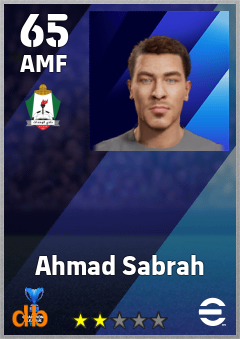 Ahmad Sabrah — AMF, OVR 65, MAX 65