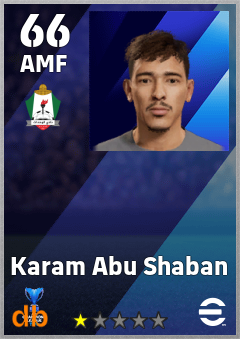Karam Abu Shaban — AMF, OVR 66, MAX 66
