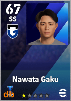 Nawata Gaku — SS, OVR 67, MAX 67