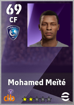 Mohamed Meïté — CF, OVR 69, MAX 69