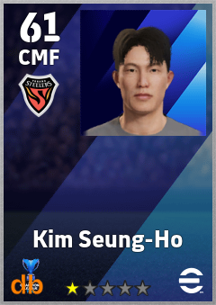 Kim Seung-Ho — CMF, OVR 61, MAX 61