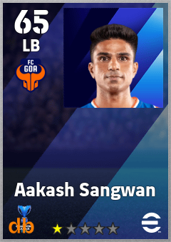 Aakash Sangwan — LB, OVR 65, MAX 65