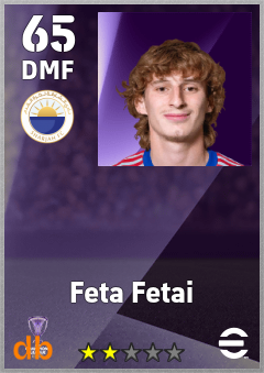 Feta Fetai — DMF, OVR 65, MAX 65