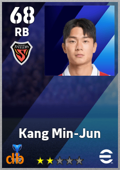 Kang Min-Jun — RB, OVR 68, MAX 68