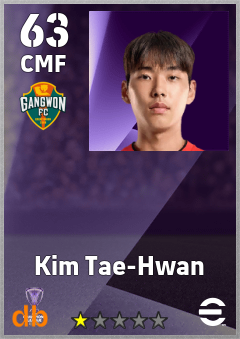 Kim Tae-Hwan — CMF, OVR 63, MAX 63