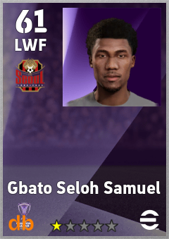 Gbato Seloh Samuel eFootball player card