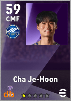 Cha Je-Hoon eFootball player card