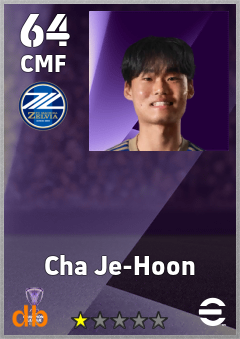 Cha Je-Hoon — CMF, OVR 64, MAX 64