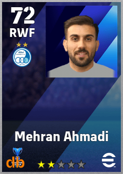 Mehran Ahmadi — RWF, OVR 72, MAX 72