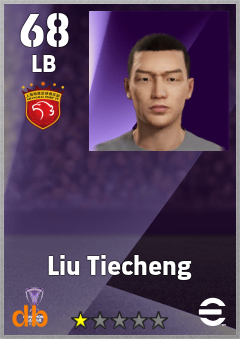 Liu Tiecheng — LB, OVR 68, MAX 68
