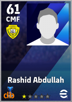 Rashid Abdullah — CMF, OVR 61, MAX 61