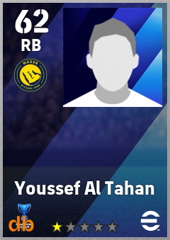 Youssef Al Tahan — RB, OVR 62, MAX 62